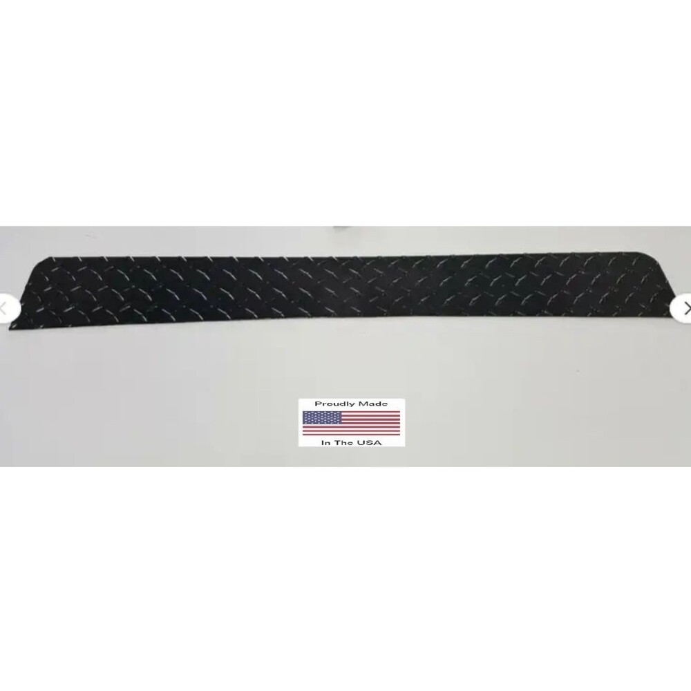 Diamond Plate Kick Panel  EZGO RXV Golf Carts 2008 and up BLACK COATED Made USA